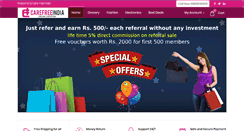 Desktop Screenshot of carefreeindia.com